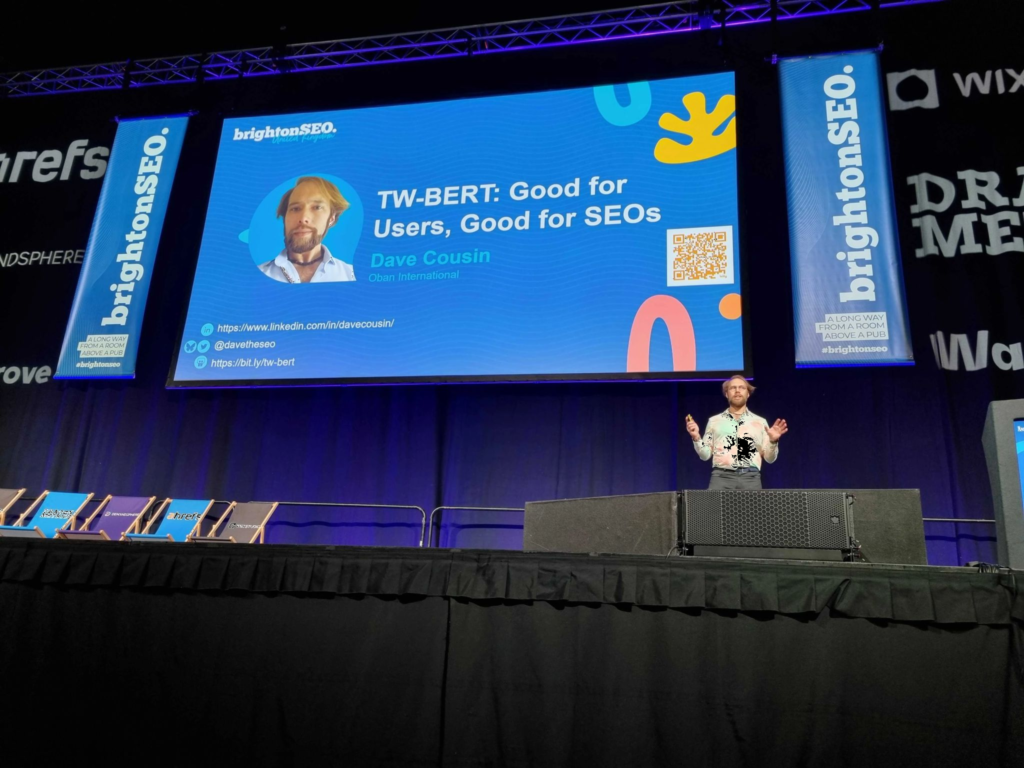 Dave the SEO on Stage